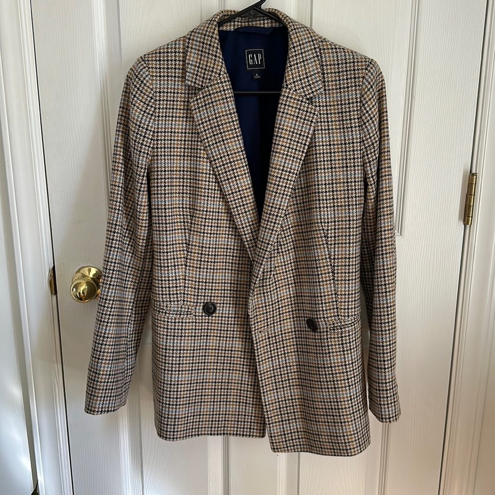 Gap plaid blazer